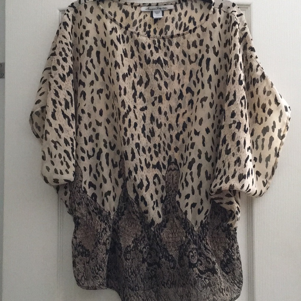 Leopard print blouse